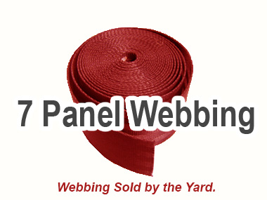 Seat Belt 7 Panel Webbing / Per Yard
